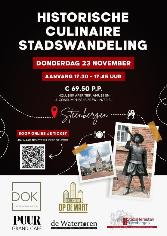 Historische culinaire stadswandeling